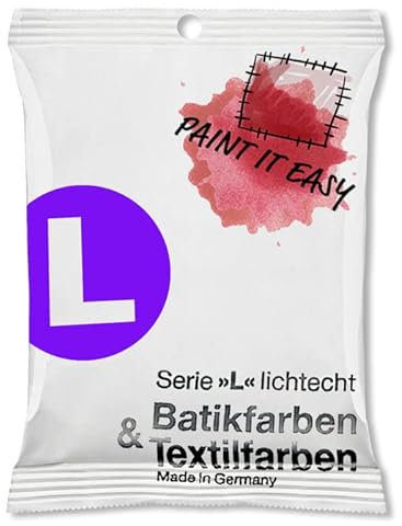 PAINT IT EASY NEU Batikfarbe/Färbefarbe Pulver, 10 g, Violett