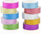CGLRybO 10 Rollen Glitzer Washi Tape Set, Farbmaskierungsband Einfarbig Papierbänder für Weihnachten DIY Dekor Bullet Journals