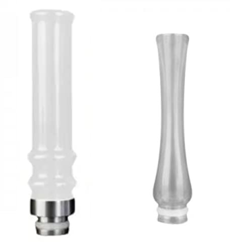 2 Drip tip in vetro da 2cm e 5cm Guancia MTL
