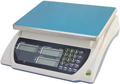 Balanzas electrónicas Balanza de conteo de 3 kg/0.1 g Balanza industrial de acero inoxidable Balanza de pesaje de alimentos Pantalla LCD para tiendas minoristas Pesaje exprés (30 kg/1 g)