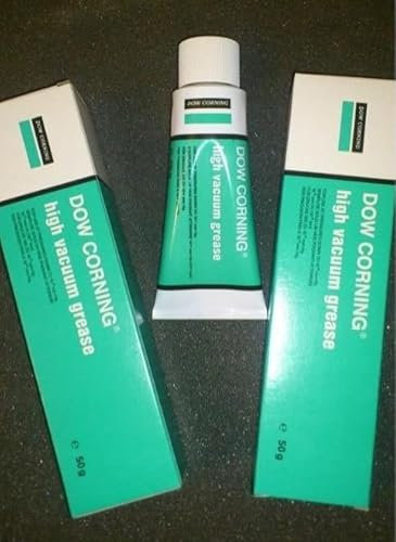 Molykote Graisse à vide élevée, silicone, anti-fusion, 50g, pour joints et lubrification des équipements chimiques, valves, roulements, joints en caoutchouc