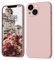 WXX for iPhone 14 Case Silicone Ultra Slim Camera Protection for iPhone 14 Phone Case Cute Girls Women Soft Gel Cover Rubber Anti-Scratch Compatible for iPhone 14 6.1-inch Pink