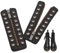 PH PandaHall 1PC Schnürstiefel Reißverschlusseinsätze Aus Leder 8 Ösen Reißverschluss Ohne Binden Schnürsenkel Schnürsenkel Ohne Schnürsenkel Für Stiefel Schuhe Turnschuhe Sportschuhe Erwachsene