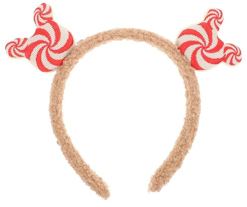 Kisangel Weihnachtshaarreif und Haarband für Damen Weihnachtsstirnband und Kopfschmuck als Dekoration für Partys und Feiern Federleicht und Angenehm zu Tragen