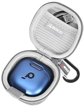 RLSOCO Hartschalen-Schutzhülle für Anker Soundcore Liberty 4 NC Wireless Earbuds – Grau (nur Hülle)