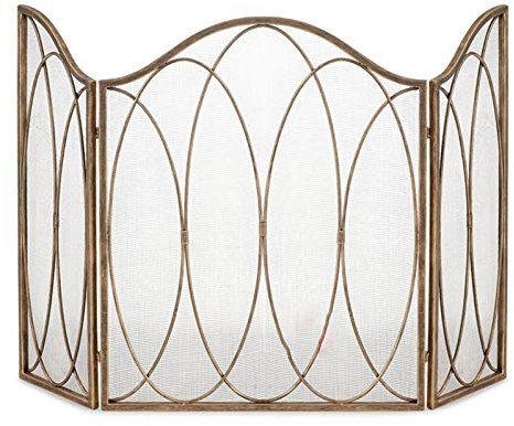 NSTVVEE Electric Fireplace Screen Protector Fireplace Cover Screen Baby Proof Fireplace Screen Single Panel Fireplace Screen - 33.5×51.6in