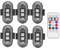 tuwiwol 6 paket/los 6 stücke Drahtlose LED Strobe Lichter Mit Fernbedienung Drahtlose Fernbedienung Anti kollision Strobe Lichter ABS