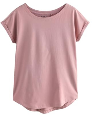 NEXT Damen Standard T-Shirt mit Flügelärmeln Mauve Purple XL