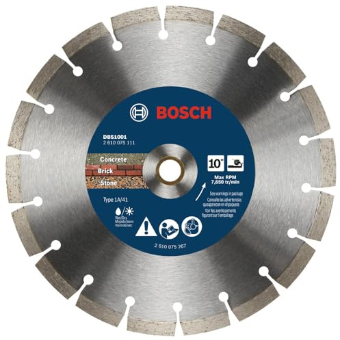Bosch DBS1001 Diamantscheibe mit segmentiertem Rand, 25,4 cm