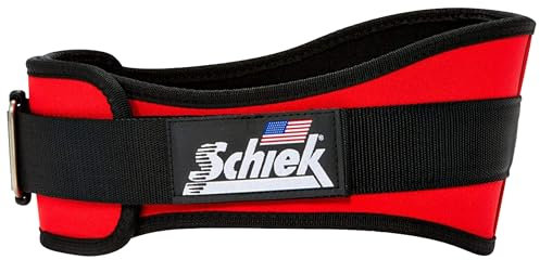 Schiek Sports 2006 Gewichthebergürtel aus Nylon, 15,2 cm, Stützgürtel für Powerlifting, ultra-langlebige Einwegschnalle