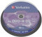 Verbatim 43666 DVD + R Double Layer 8 x 8.5 GB 50 Pack by Nanobits (5 assi di 10)