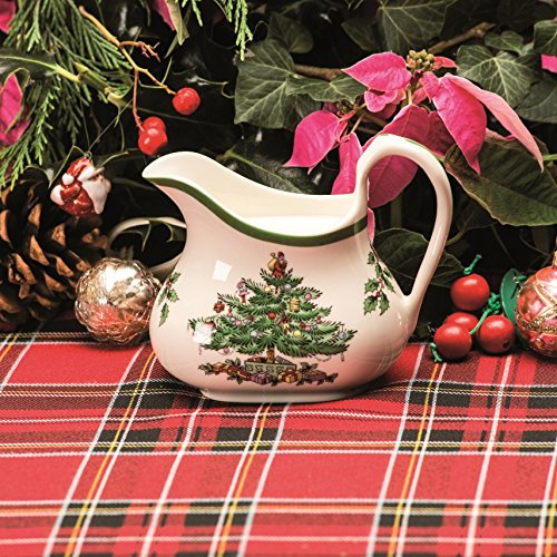 SPODE Christmas Tree Cream and Brandy Jug