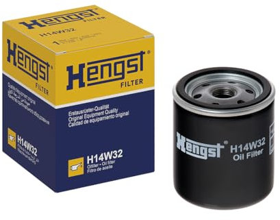 HENGST - Ölfilter H14W32 - Öl-Anschraubfilter für KFZ - Hochwertiger Motorölfilter für KFZ mit Otto- oder Dieselmotor - Robuster Ölfilter mit hoher Schmutzaufnahmefähigkeit