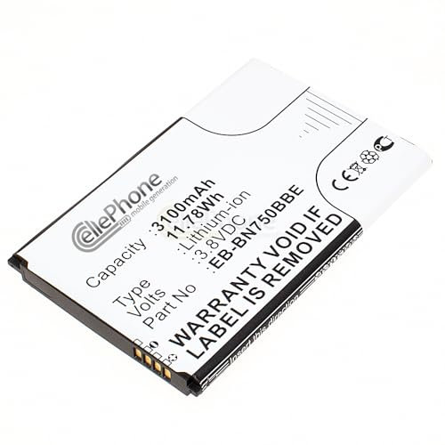 cellePhone Batteria Li-Ion Compatibile con Samsung Galaxy Note 3 Neo (GT-N7505) (sostituita EB-BN750BBC)