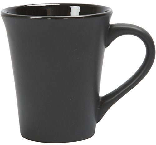 Mug, H: 10 cm, D: 5,9-8,7 cm, black, 1pc