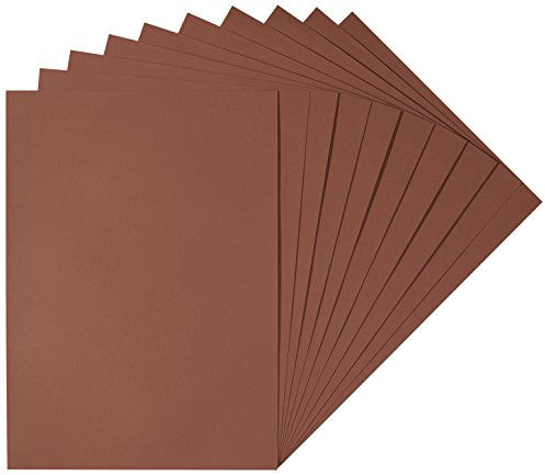 Herlitz 227223 Tonzeichenkarton 50 x 70 cm, 10 Stück, braun