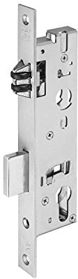 WILKA Rollfallenschloss 1452 | Dornmaß: 30 mm | Stulpe 245 mm flach Edelstahl | 1 Stück