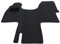 Mertex Automatte Autoteppich Premium anthrazit meliert 67641-P-A (Silber, Fahrerhausteppich)