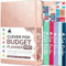Clever Fox Budget Planner PRO – Finanz-Organizer + Geldumschläge, monatliches Finanzjournal, Ausgaben-Tracker & persönliches Kontobuch, undatiert, 18 x 25,5 cm, Roségold