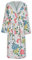 PIP Studio Guten Abend Bademantel Weißes Licht Beige Sauna Morgenmantel Blumen Blumen Druck Design Frottee Velours Braun Natur XL