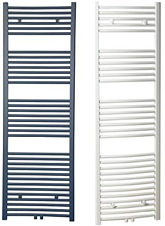 MC Heat Premium Badheizkörper (500x1800 mm Weiß) - Handtuchheizkörper - Handtuchwärmer mit Mittelanschluss