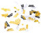 Amosfun Glitter 2021 Tischkonfetti, Silvester, Party-Zubehör, Requisiten, Gold-Silber, 3 Packungen