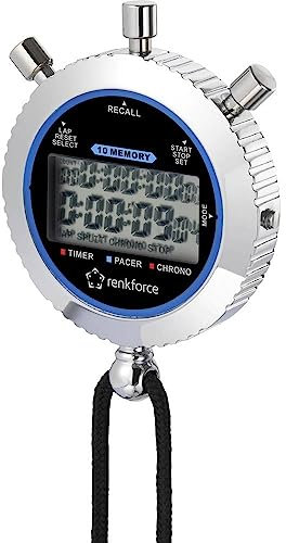 Renkforce RF-SW-200 Stoppuhr digital Silber