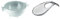 Guzzini Set Scolatutto con Contenitore Kitchen Active Design, Grigio, 30 X 25 X H12.5 Cm & Poggiamestolo Kitchen Active Design, Grigio Cielo, 24 X 11 X H4.5 Cm