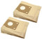 vhbw 20x sacchetto compatibile con Hoover AR 30 / AR30, AR 21 / AR21, AR 20 / AR20 aspirapolvere - carta, 26cm x 21cm color sabbia