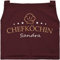 SpecialMe® Kochschürze Küchenschürze Backschürze Damen personalisierte Schürze für Frauen mit Namen Baumwolle bordeauxrot unisize