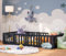 Bellabino Tapi Bett 90x200 cm, Kinderbett mit Rausfallschutz und Tür, inklusive Lattenrost, Montessori Bodenbett für Jungen und Mädchen aus Kiefer Massivholz, grau lackiert, Bed