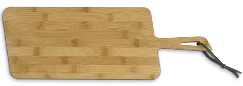 kela Schneidebrett 52 x 18 x 1,5 cm COSMA, Servierbrett mit Griff, Bambus Schneidbrett groß, Serviertablett, Holzbrett