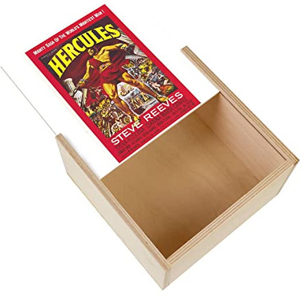 Fabulous Hercules Alte Filmplakat Retro Kinoposter Vintage (11 x 11 x 3,5 cm)