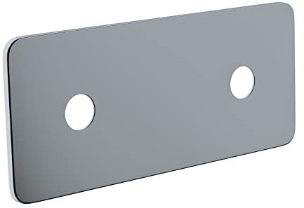 Placa cromada doble para intereje de 150 mm para placa desmontable QUICK PLOMBERIE