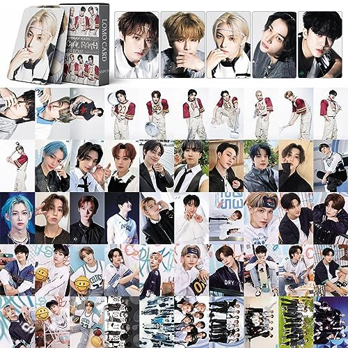 SKLTN Stray Kids Grußkarten – 5 Sterne, neues Album, Social Path, Mini-Merch, Fotokarten, Poster, Lomo-Karten – Uni-Jugendliche, allgemeine Stimmung