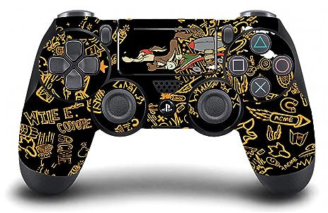 Head Case Designs Offizielle Looney Tunes Wile E. Coyote Graphics Und Charaktere Vinyl Haut Gaming Aufkleber Abziehbild Abdeckung kompatibel mit Sony Playstation 4 PS4 DualShock 4 Controller
