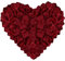 Pétale De Rose Artificielle, 1200 Pcs Pétales à Jeter Pour Mariage, Décoration Saint Valentin, Chambres Romantiques Et Belles, Merveilleuses Décorations d'Anniversaire (Rouge Foncé)