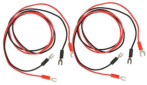 COSMEVIVI 4pcs Phonograph Turntable Ground Wire Test Leads for Stopping Buzzing Hum Insulation Test Leads Pvc Cable for Electricity Connection Wire