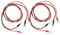 COSMEVIVI 4pcs Phonograph Turntable Ground Wire Test Leads for Stopping Buzzing Hum Insulation Test Leads Pvc Cable for Electricity Connection Wire
