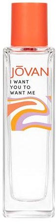 Jovan I Want You To Want Me Eau de Parfum, vegane Formel, langanhaltend, Moschus, bernsteinfarbener Moschus, 100 ml