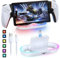 Charging Stand for PS Portal, RGB Portable Charge Dock Station Compatible with Protective Cover, Charge Holder with Indicator Light and USB-C Cable for Playstation 5 Portal Accessories