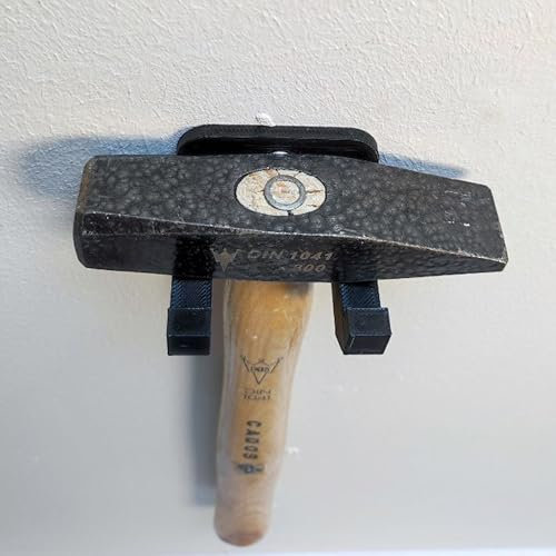 2x Wandhalterung für Hammer Zimmermannshammer - Hammerhalterung Werkstattsystem