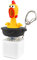 Fruusv Porte-clés fantaisie | Porte-clés animal | Porte-clés amusant en forme de poule, porte-clés animal lumineux avec son, porte-clés interactif et amusant pour adultes, hommes et femmes,