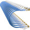 10Gsupxsel Cat6a Patch Cables 1ft (24 Pack) Slim, Cat6 Ethernet Patch Cable Pure Copper, Flexible Cat 6 Patch Cable 550MHZ 10G, Space-Saving Cat 6A Network Cables for Patch Panel, Blue
