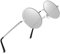 wearPro Polarisierte-Eckig-Sonnenbrille-für-Herren-Damen UV400-Schutz Polarisiert Sonnenbrillen Retro Vintage Stil Fahrradbrille Rechteckig Sunglasses für Fahren Sport-Silber/Silber