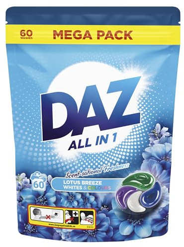 Daz All in 1 Lotus Breeze Whites & Colours 60 x 22 g (1320g)
