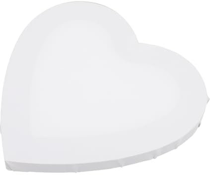 SEWACC 1 Stück Liebesrahmen Malleinwände Flache Leinwände In Großpackung Herzförmige Malleinwand Kleine Leere Gerahmte Herzförmige