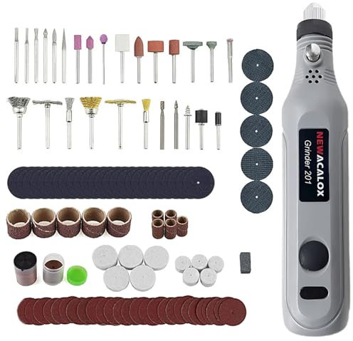 Handheld Sander Set 125Pcs，Cordless Rotary Tool, USB Charging，with 100 Accessories，Multi Tool for Sanding, Polishing, Drilling, Etching, Engraving, Cutting, DIY (Handheld Sander Set 125 PCS)