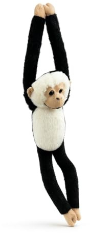 Landahl & Baumann Plüsch hängender AFFE 20/50 cm – Kuscheltier hängender AFFE, Weiches Stofftier für Kinder, Geschenkidee (Monkey Plush Toy)