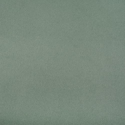 SÜSSE ZWERGE-Stoffe Baumwollfleece 100% Baumwolle - warm, weich & kuschelig - altmint - Mode Kinderstoff Nähen Meterware 25 cm x 150 cm - Öko Tex Standard 100 Zertifiziert